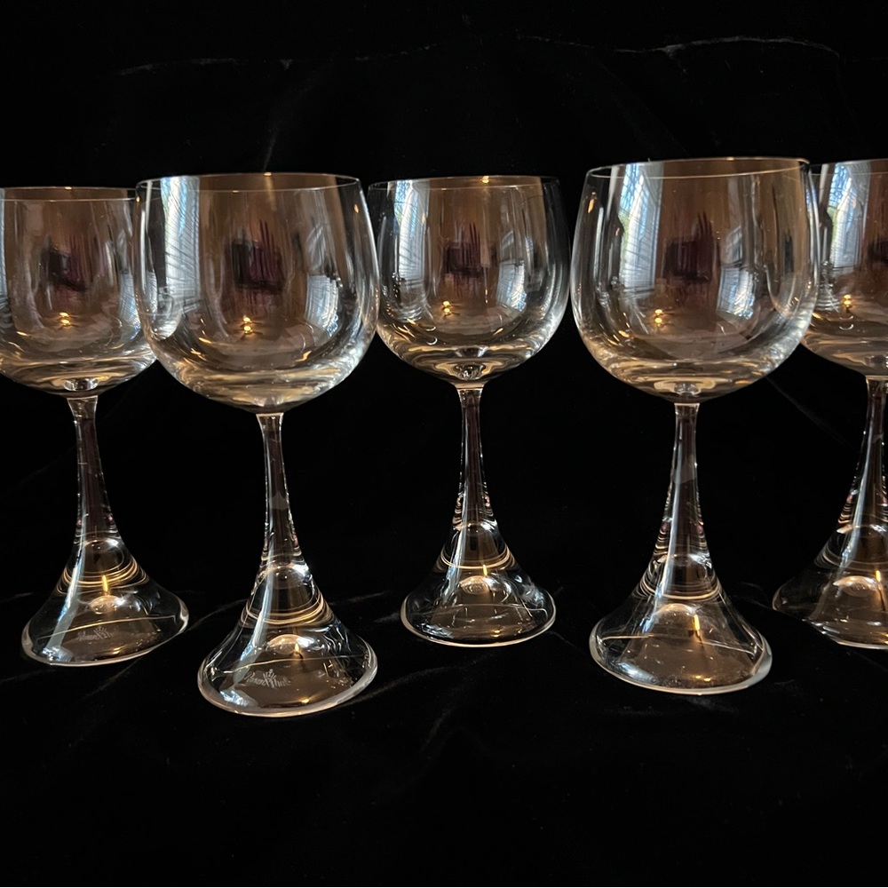 MCM Vintage Rosenthal Clarion Wine Glasses Set of 5